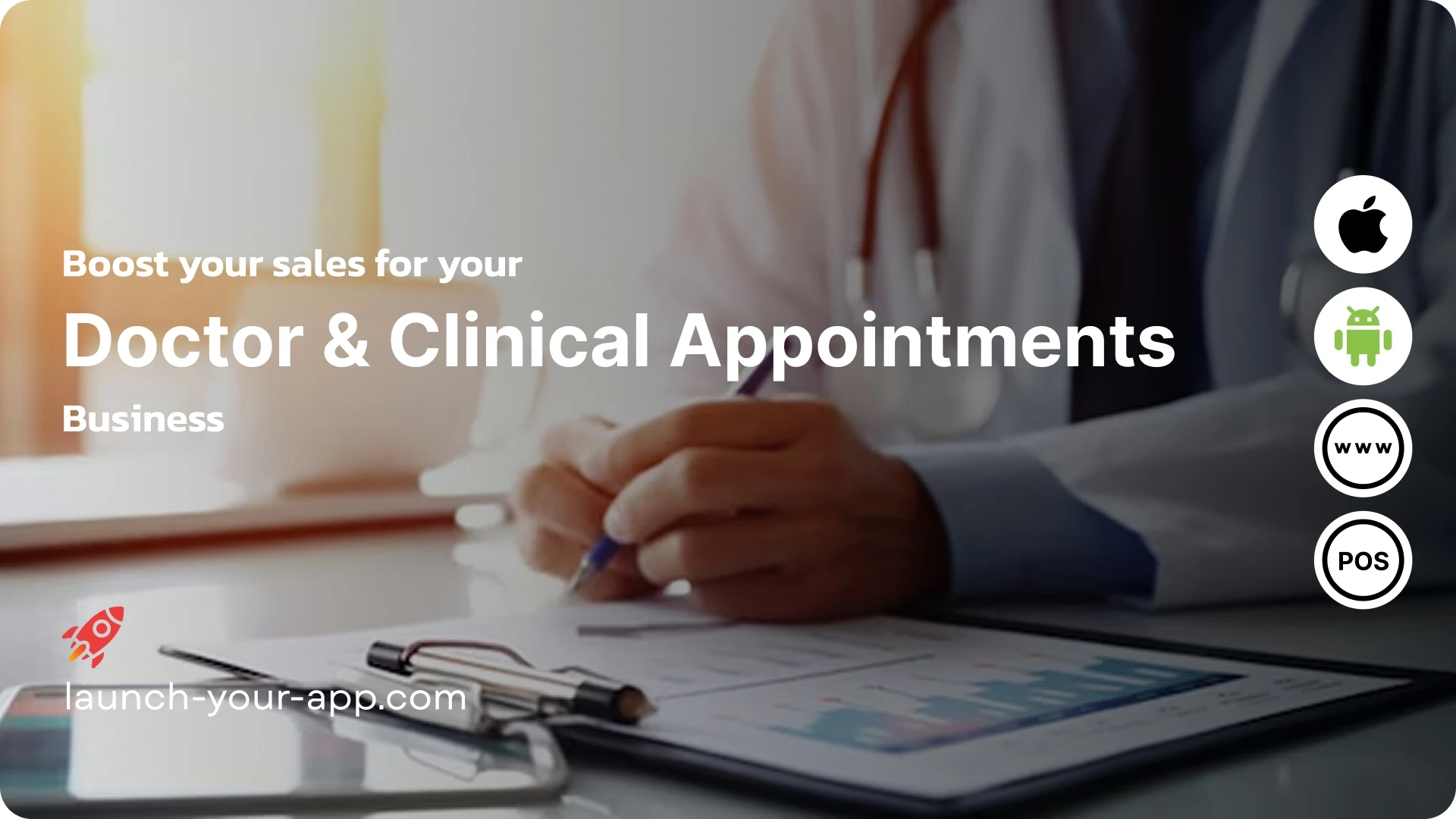 Doctor & Clinical Appointments Mobile App Builder - Launch Your App